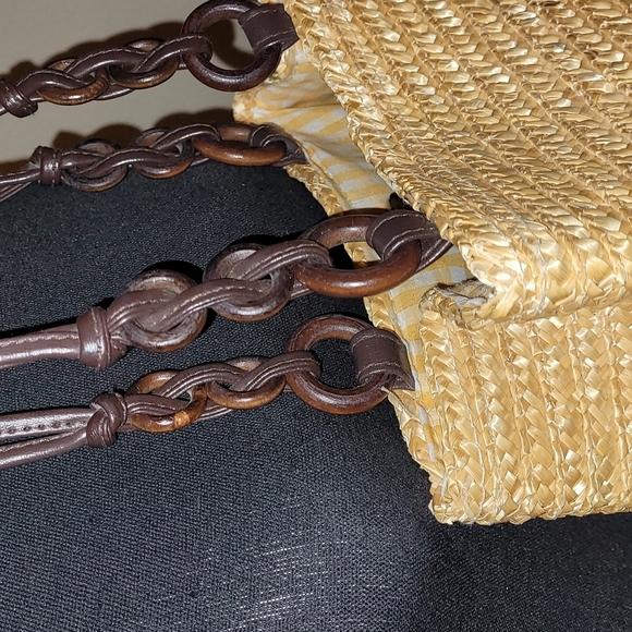 🤎HP🤎Croft & Barrow Straw Shoulder Purse🤎 - Picture 3 of 8